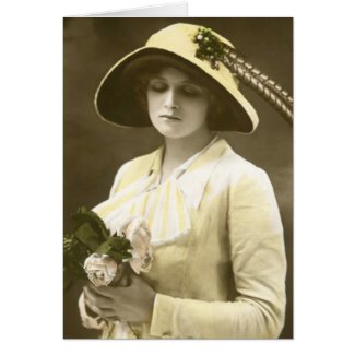 Miss Gladys Cooper Greeting Card