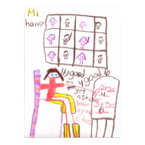 Miss Honey Teaching Her Class Math posters