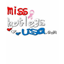 Miss HotLegs USA Going Pink Ladies Tee t-shirts
