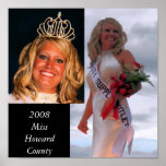 Miss Howard County Collage posters