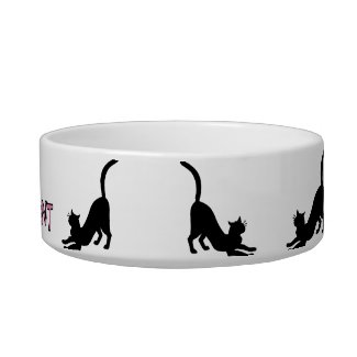 Miss Independent Cat Dish Cat Water Bowls