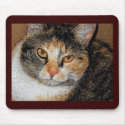 Miss Kitty Mousepad by SherryHolderHunt Miss Kitty Mousepad
