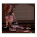 Miss Kitty's Parlour of Pleasure Pinup Art Print by sexyshirts2 Miss Kitty's Parlour of Pleasure Pinup Art Print