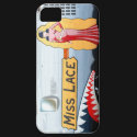 Miss Lace B-24 Nose Art (Vintage Fuselage) iPhone 5 Cover