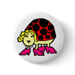 Miss Ladybug buttons