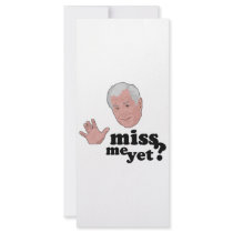 Miss me yet? custom rack cards