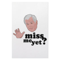 Miss me yet? stationery design
