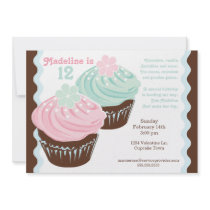Miss 'N Nick Popular Cupcake Invitation