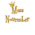 Miss November T-Shirt by teeboutique Miss November T-Shirt