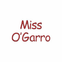 Miss O'Garro embroidered shirts