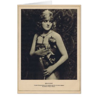 Miss Patty Dupont 1922 card