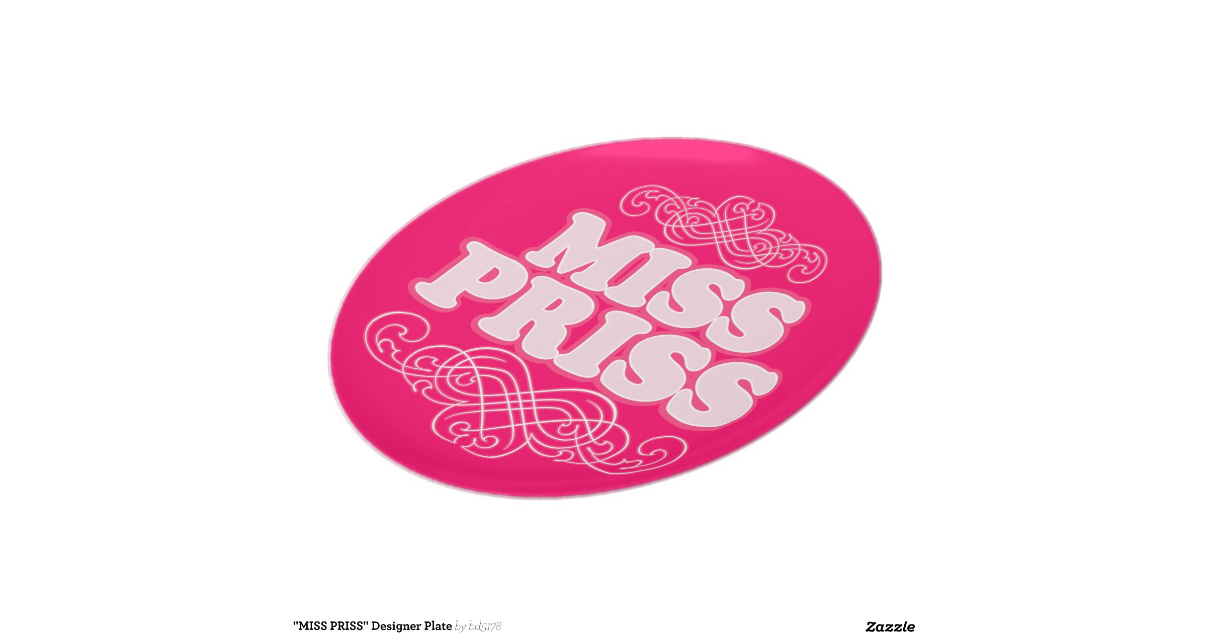 miss-priss-designer-plate-zazzle