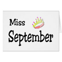 Miss September Card