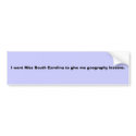 Miss South Carolina bumper stickers