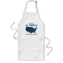Miss South Carolina Map of US America aprons by strk3 Miss South Carolina Map of US America aprons