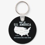 Miss South Carolina Map of US America