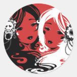 Miss Sugar and Miss Cyanide Stickers stickers