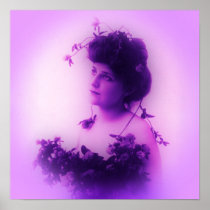 Miss Whitlock Lilac Poster posters