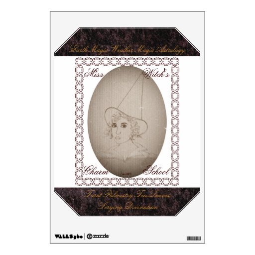 miss witch s charm school vintage style room graphics zazzle miss witch s charm school vintage style room graphics zazzle