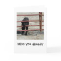 Miss you already cards