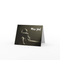 Miss you! blank inside cards