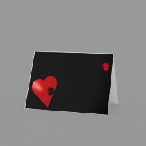 Miss You Card cards