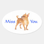 Miss You Chihuahua Puppy Sticker