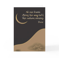 Miss you poetry card