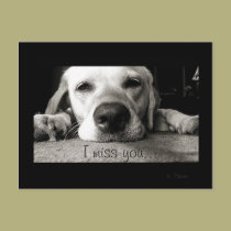 Miss you! postcards