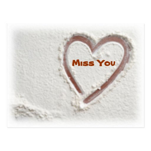 Miss You Postcards