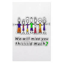 Miss You Stationery Design