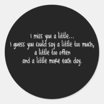 miss you sticker