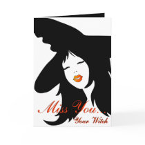 Miss You... Your Witch cards