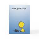 Miss your voice... cards by jsoh Miss your voice... cards