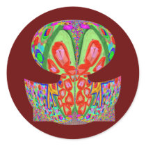 Miss  YOYO Round Sticker