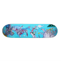 Missile Rider Graffiti Sk8 Deck Skate Deck