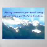 Missing a loved one posters