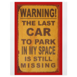 Missing Car Flyer Design