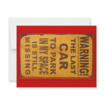Missing Car invitations by digitalmagic Missing Car invitations