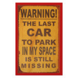 Missing Car Stationery Paper