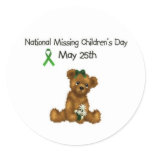 Missing Children's Day Peel Off Stickers