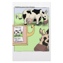 Missing Cow Funny Cartoon Gifts & Collectibles stationery by beardiethor123 Missing Cow Funny Cartoon Gifts & Collectibles stationery