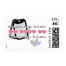 Missing him stamp