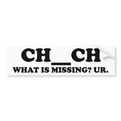 Missing In Church Bumper Sticker by ChristianBumper