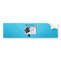 Missing Mouse? Spank the cat! Bumper Stickers