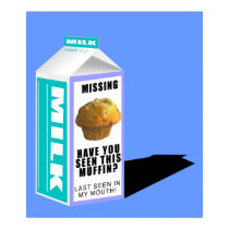 MISSING MUFFIN posters by CHUCKLEMEDIA MISSING MUFFIN posters