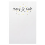 Missing my Cadet Stationary Stationery Paper