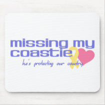Missing My Coastie mousepads by onestopguardshop Missing My Coastie mousepads