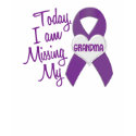 Missing Mi abuela 1 (Purple Ribbon) camisetas by awarenessgifts Missing Mi abuela 1 (Purple Ribbon) camisetas