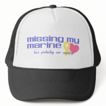 Missing My Marine hats by onestopguardshop Missing My Marine hats